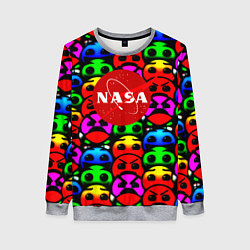 Женский свитшот NASA smile