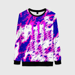 Свитшот женский Monster energy краски гранж, цвет: 3D-черный