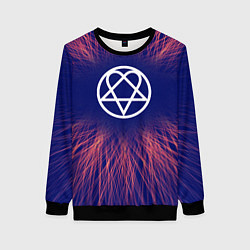 Свитшот женский HIM red energy, цвет: 3D-черный