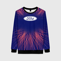 Свитшот женский Ford red energy, цвет: 3D-черный