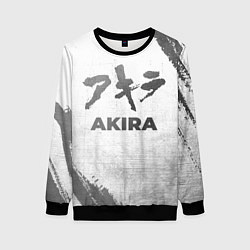 Свитшот женский Akira - white gradient, цвет: 3D-черный