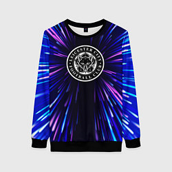 Свитшот женский Leicester City neon energy, цвет: 3D-черный