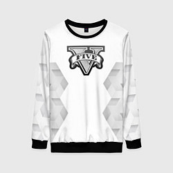 Свитшот женский GTA white poly, цвет: 3D-черный
