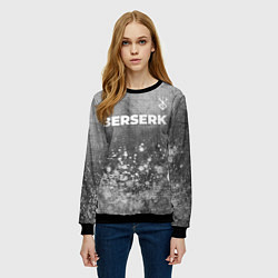 Свитшот женский Berserk - grey gradient посередине, цвет: 3D-черный — фото 2