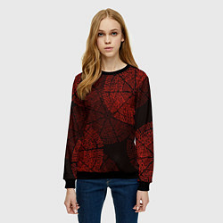 Свитшот женский Древне-не-древние узоры, цвет: 3D-черный — фото 2
