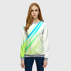 Свитшот женский Multicolored, цвет: 3D-меланж — фото 2
