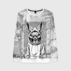 Женский свитшот Фенек в балахоне