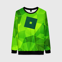 Женский свитшот Roblox green poly