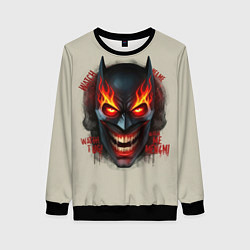 Женский свитшот Огенный Бэтмент