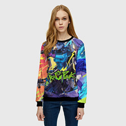 Свитшот женский This is fragpunk, цвет: 3D-черный — фото 2