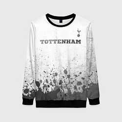 Свитшот женский Tottenham - white gradient посередине, цвет: 3D-черный