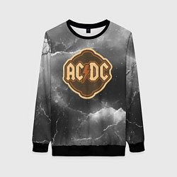 Женский свитшот ACDC ретро логотип