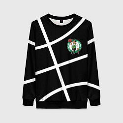 Свитшот женский Boston Celtics black, цвет: 3D-черный