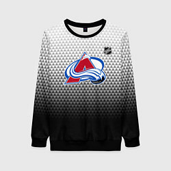 Женский свитшот Колорадо Эвеланш - черный градиент