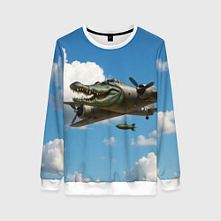 Женский свитшот Бомбардиро крокодило
