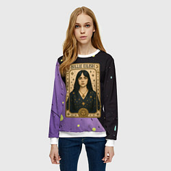 Свитшот женский Билли Айлиш в стиле Таро, цвет: 3D-белый — фото 2