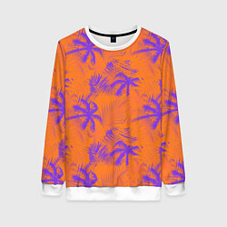 Женский свитшот Palm orange