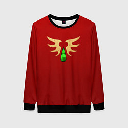 Свитшот женский Кровавые Ангелы, цвет: 3D-черный