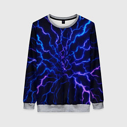 Женский свитшот Разряд молнии текстура