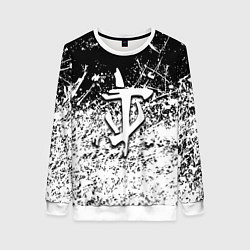 Женский свитшот Doom краски всплеск кисти