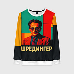 Женский свитшот Шредингер поп-арт