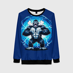 Женский свитшот Горилла показывает свою силу