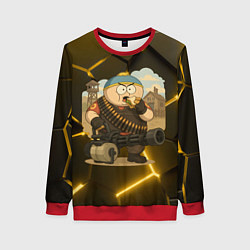 Свитшот женский Эрик Картман в игре Team Fortress, цвет: 3D-красный