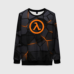 Свитшот женский Half Life - armor, цвет: 3D-черный