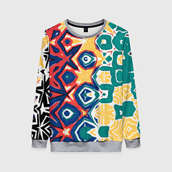 Женский свитшот Метаморфоза цвета и узора