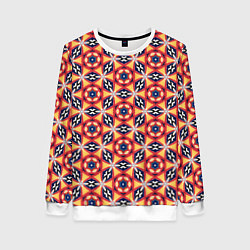 Женский свитшот Красно-синий калейдоскоп