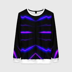 Свитшот женский Color multicoloured neon, цвет: 3D-белый