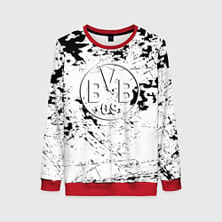 Женский свитшот Borussia черно белые краски