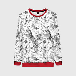 Свитшот женский Бузулукский бор, цвет: 3D-красный