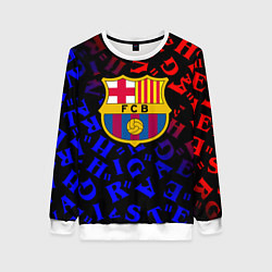 Женский свитшот Barcelona градиент символы