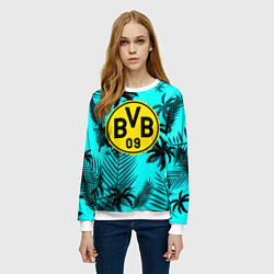 Свитшот женский Borussia неоновые тропики гта, цвет: 3D-белый — фото 2