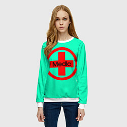 Свитшот женский Medic, цвет: 3D-белый — фото 2
