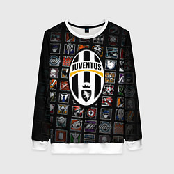 Женский свитшот Juventus ачивки паттерн
