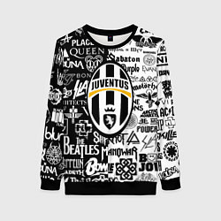 Женский свитшот Juventus рок музыка