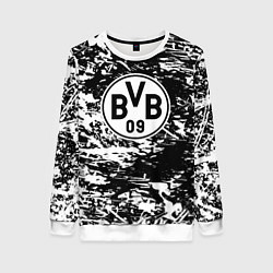 Женский свитшот Боруссиа белые краски