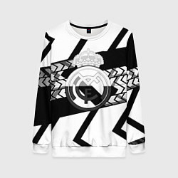 Женский свитшот Реал Мадрид краски полосы