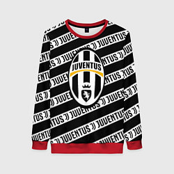 Женский свитшот Ювентус полосы линии спорт