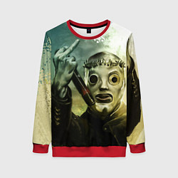 Свитшот женский Slipknot, цвет: 3D-красный