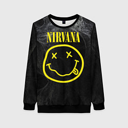 Женский свитшот Nirvana Smoke