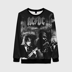 Свитшот женский AC/DC, цвет: 3D-черный
