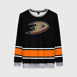 Свитшот женский Anaheim Ducks Selanne, цвет: 3D-меланж