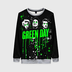 Свитшот женский Green Day: Acid Colour, цвет: 3D-меланж