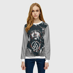 Свитшот женский Linkin Park: My Style, цвет: 3D-белый — фото 2