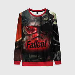 Женский свитшот Fallout Red