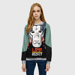 Свитшот женский Limp Bizkit: Faith Face, цвет: 3D-меланж — фото 2