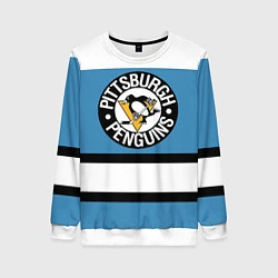 Свитшот женский Pittsburgh Penguins: White, цвет: 3D-белый